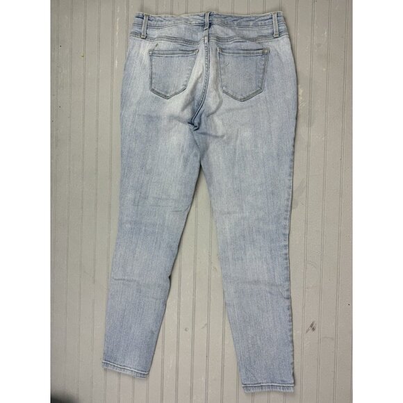 Mossimo Size 4 27 Womens Jeans Power Stretch Mid Rise Skinny Button Fly … - Picture 4 of 4